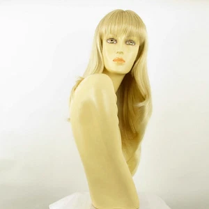 Perruque femme mi-longue blond doré méché blond très clair NOEMIE 24BT613 - Imagen 1 de 8
