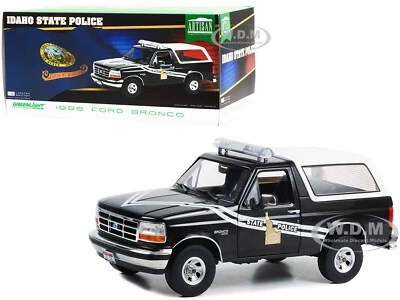 Ford Bronco 1996 blanco y negro policía estatal de Idaho 1/18 diecast luz verde 19133 Foto 1 de 4