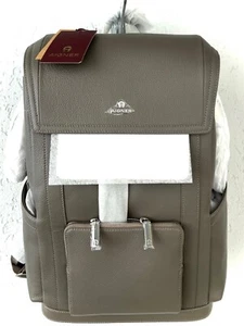 AIGNER MATTEO Leder Rucksack, Backpack, Luxus, modernes Design, Neu! - Bild 1 von 12