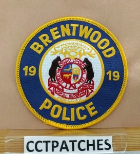 PARCHE DE HOMBRO BRENTWOOD, POLICÍA DE MISSOURI (AZUL) MO - Imagen 1 de 2