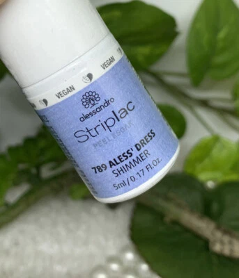 Alessandro Striplac Mini Peel & Soak Nagellack 789 ALESS’ DRESS hellblau 5ml neu - Bild 1 von 3