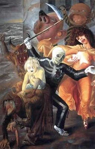 The Seven Deadly Sins By Otto Dix Quality Print - Frame Me - Picture 1 of 2