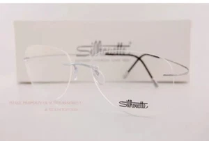 Monturas de gafas Silhouette TMA Must Collection 5515 CM 7010 plateadas talla 53-17-140 - Imagen 1 de 4
