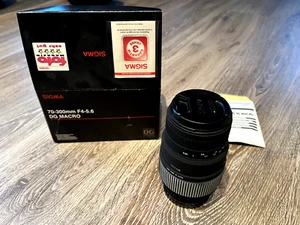 Sigma DG MACRO 70-300 mm F/4.0-5.6 AF DG Objektiv - für Sony A - Orig,Verpackung - Bild 1 von 6