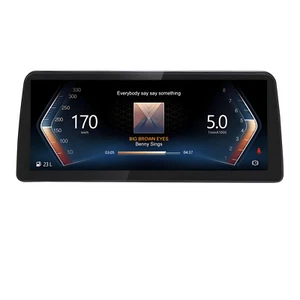 12.3' Car Android 14 GPS CarPlay Stereo WIFI For BMW 5 Series E60 E61 E62 CIC 2K - Picture 1 of 21