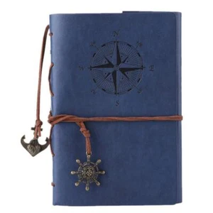 Leather Writing Journal Vintage Diary Refillable Notebook Journal Travelers N... - Picture 1 of 8