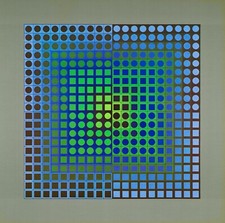 "ZOELD" by Victor Vasarely