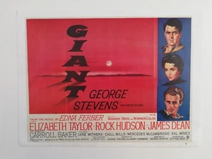 Ritaglio Locandina Film GIANT - Il Gigante 1956 con Elizabeth Taylor - Picture 1 of 2