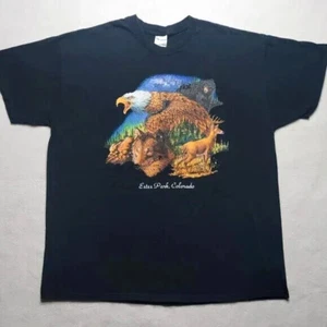 Camiseta Estes Park Colorado Nature Para Hombre Talla XL Negra Manga Corta Exterior Camiseta - Imagen 1 de 6