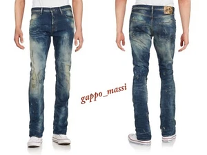 NWT PRPS Goods JAPAN Demon Slim Men Jeans 34 x 32 Faded DISTRESSED $425 - Picture 1 of 3