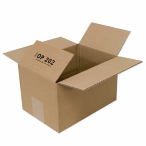 500 x Faltkarton  225x155x140mm OP 202 Versandkartons Verpackungen Paket Kartons - Bild 1 von 2