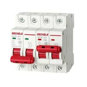 63A 2P Dual Power Manual Transfer Switch Circuit Breaker Changeover 50hZ/60hZ US - Picture 1 of 8