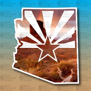 Monument Valley Arizona State 5" Hike Camp Wanderlust Custom Vinyl Decal Sticker - Picture 1 of 1