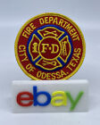 Vintage obsolete fire rescue patch Odess?a Texas TX Fire Department
