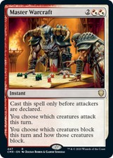 Master Warcraft - Theme Deck Exclusive X4 (Commander Legends) MTG (NM) *CCGHouse