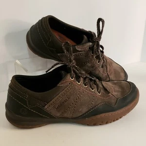 Merrell Select Move Espresso Brown Suede Casual Oxford Hiking Shoes Women Sz 6.5 - Picture 1 of 7