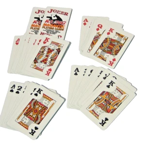 Vintage Kling Steel Magnetic Playing Cards green USA One Deck Of Cards - Picture 1 of 5
