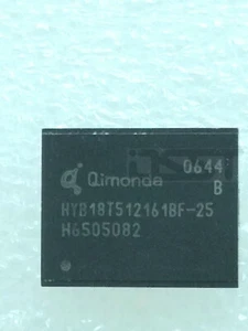 5x Qimonda HYB18T512161BF-25 HYB18T512161B F-25 BGA Chipset IC With Balls Tested - Bild 1 von 2