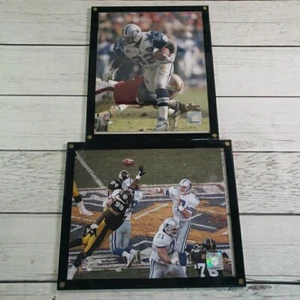 Fotodatei NFL Emmitt Smith Troy Aikman Dallas Cowboys 9x11 gerahmt Fotodruck - Bild 1 von 11