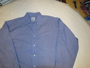 Camisa para hombre Brooks Brothers 16-3 ajuste relajado manga larga con botones para hombre adulto Usada en excelente condición @ - Imagen 1 de 2