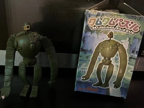 Ghibli Castle in the Sky robot gardener build-a-figure, used condition Cover