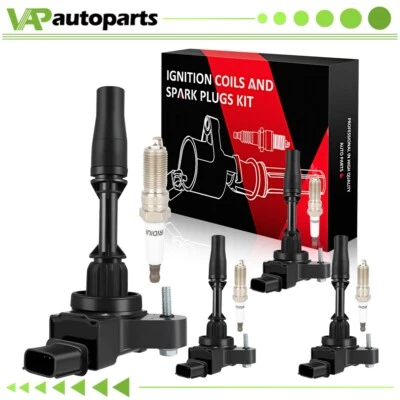 4 For 2013 2014 2015 2016 Cadillac ATS 2.5L L4 Ignition Coil & Spark Plug - Image 1 of 4