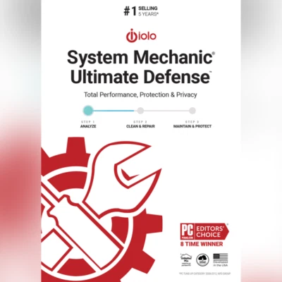iolo System Mechanic Ultimate Defense | 1 Year 10 PC | PC | Download - Image 1 of 2