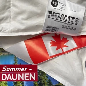 extra leichte Sommer Daunen 5 Sterne Hotel Decke 135x200 cm Canada Daune Nomite - Bild 1 von 1