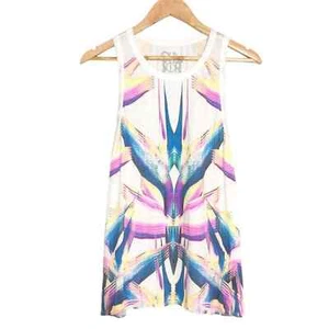 Chaser Womens Medium Kaleidoscope Muscle Tank Top New With Tag - Picture 1 of 6