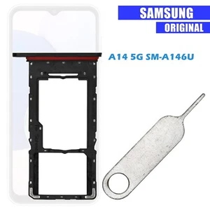 AAAA Single SIM Micro SD Card Tray Holder For Samsung Galaxy A14 5G SM-A146U - Picture 1 of 2
