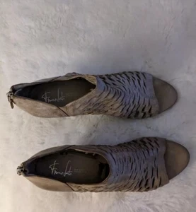 Sandalia Franco Sorto The Artisit's Collection Gris Astilla Metálica Talla Abierta 11 - Imagen 1 de 12