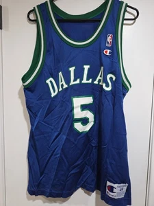 Camiseta vintage Jason Kidd Dallas #5 marca Champion talla 44 grande - Imagen 1 de 5