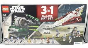 Star Wars Jedi Masters Epic Builds in 1 Box, Star Wars Toy Building Sets, 66787 - Picture 1 of 5