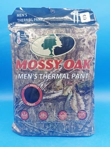 Mossy Oak Men's Thermal Pant Size S. Color Black. - Picture 1 of 6