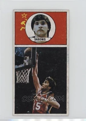 1986 Converse Merchante Spanish #148 Arvydas Sabonis Rookie RC RARE - Image 1 of 2