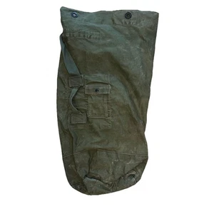 Bolso de Lona Vintage 1966 Ejército Militar de los Estados Unidos Tipo 1 Correa Era Vietnam Oliva Drab - Imagen 1 de 5