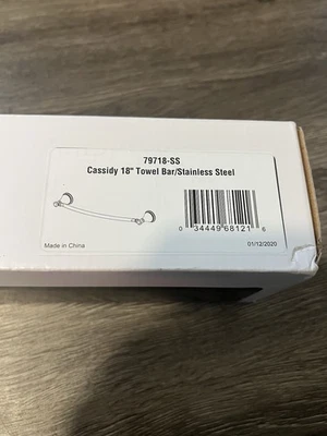 Toallero Delta 79718-SS Brilliance Acero Inoxidable Cassidy 18", Nuevo en Caja Foto 1 de 3