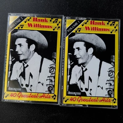 Hank Williams - 40 Greatest Hits Vol 1 & 2 (Two Cassette Tape 1984) Country  - Image 1 of 4