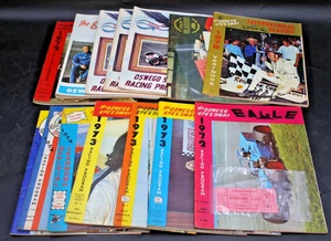 17pz 2 con Ticket Stub 1970-1974 CNY OSWEGO SPEEDWAY programmi di gara super modificati - Foto 1 di 9