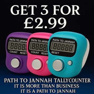 3 X Digital Finger Counter – for Gym, School, Inventory, Zikr, Dhikr Prayer - Foto 1 di 18