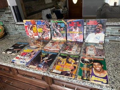 Vintage NBA Magazine Lot of 14 Sports Illustrated Jordan Bird Magic 79/80/90’s - Image 1 of 4