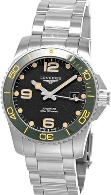 Reloj para hombre LONGINES HydroConquest automático SS 41 MM esfera negra L3.781.4.05.6 Foto 1 de 4