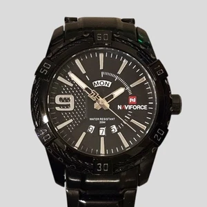 NAVIFORCE 9117M Men Sports Watches Waterproof Quartz Large Face 8 Inches - Picture 1 of 6