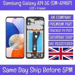 For Samsung Galaxy A14 5G Screen Replacement LCD Display Touch + Frame - Picture 1 of 3