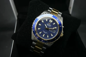 Rear Orient Mako Red Dial 21 jewels Mens Watch Serviced - Excellent Condition. - Picture 1 of 6