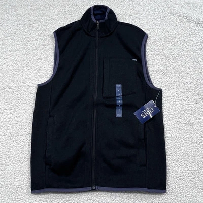 Chaps Chaleco Cremallera Completa Suéter Hombre Pequeño Azul Bolsillos Nuevo con Etiquetas Foto 1 de 4