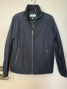 Calvin Klein Men's Small Navy Blue Full Zip Coat with Quilted Lining - Picture 1 of 8