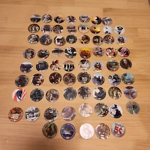 AAFES Military Pogs from BIAP, 5, 10 & 25 Cents Lot of 68 - Picture 1 of 7