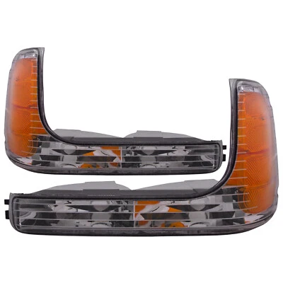 Park Signal Lights Pair Fits 99-00 Cadillac Escalade/99-2000 GMC Yukon Denali - Image 1 of 4