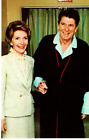 President Ronald Reagan, In Pjs, Nancy, At Hospital, 1981 Postcard